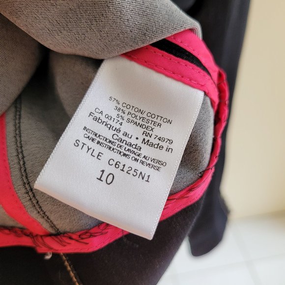 SOLD - Vintage Parasuco Dark Wash Jean Jacket US 10 - Picture 14 of 14